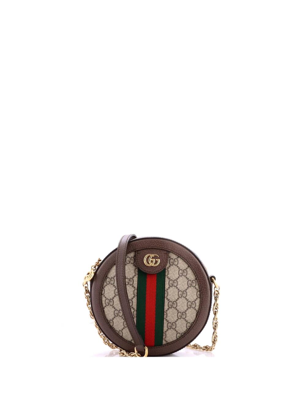 Gucci Ophidia Round Shoulder Bag Gg #352156G12B